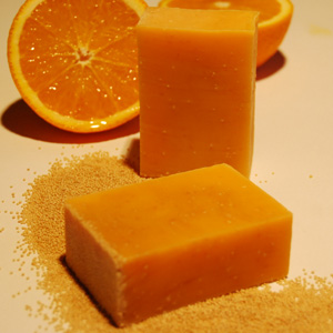 Orange Lemon Massageseife